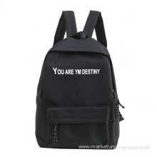 Professional Manufacturer Gradient Color Canvas Laptop Backpack Custom Personalized Embroidery High School Students Bag